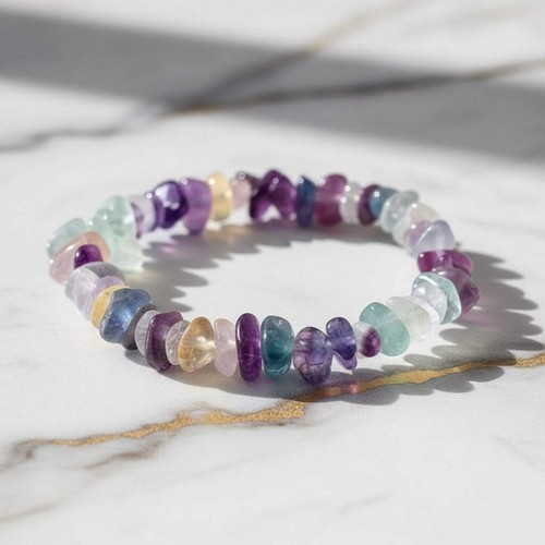 Fluorit splitterarmband - splitterarmband,