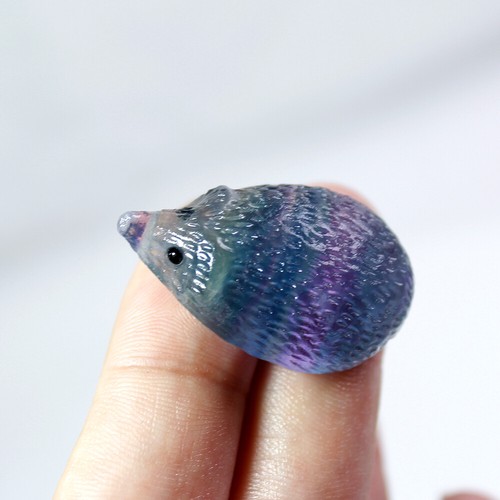 Regenbogenfarbe fluorit igel - regenbogenfarbe,