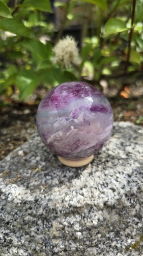 Candy fluorite kugel sphere - fluorite,