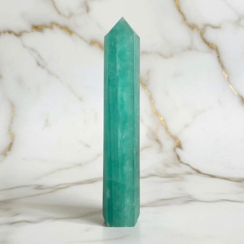 Fluorit obelisk 5cm - obelisk,