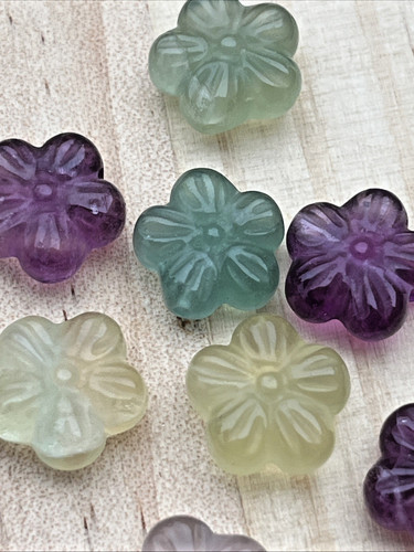 Fluorit perlen blume blumen - perlen,