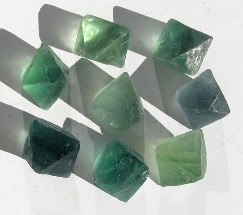 Ein fluorit oktaeder grün - ein,