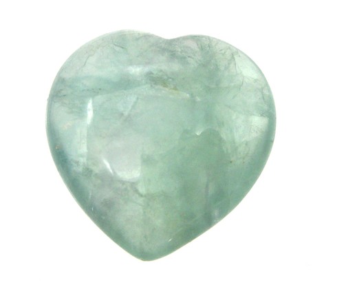 Herz fluorit grün mm - herz,