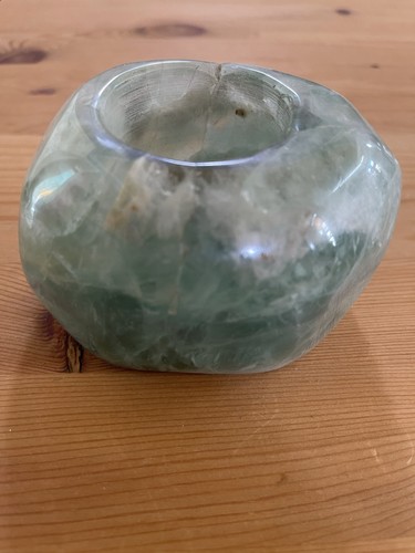 Teelicht fluorit grün 1 - fluorit,